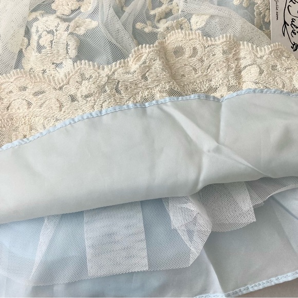 🚫SOLD Pippa & Julie NWT Lace Dress blue, flowers,baby/toddler 12 months - Picture 10 of 12